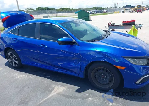 2019 Honda Civic Lx from USA, damaged, VIN 19XFC2F65KE209110